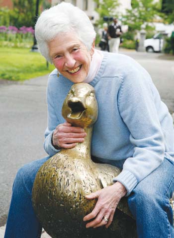 Sculptures by Renowned Make Way for Ducklings Artist, Nancy Schön