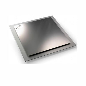 Matzah Tray, Stainless Steel and Anodized Aluminum