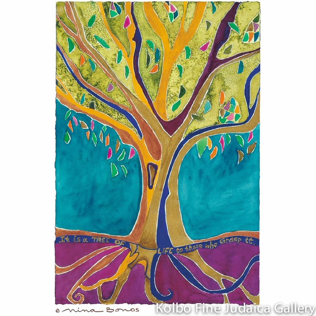 Tree of Life II, Giclee Print, Limited Edition, Medium Size, Framed
