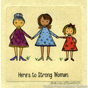 Strong Women, Mini, Hand-Painted, Framed