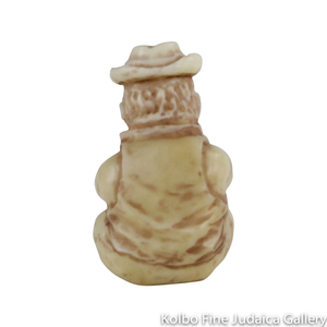 Collectable, Trumpet Player, Small Size, Hand-Carved from Tagua Nut and Wood