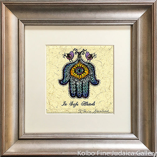 In Safe Hands, Mini, Hand-Painted, Framed