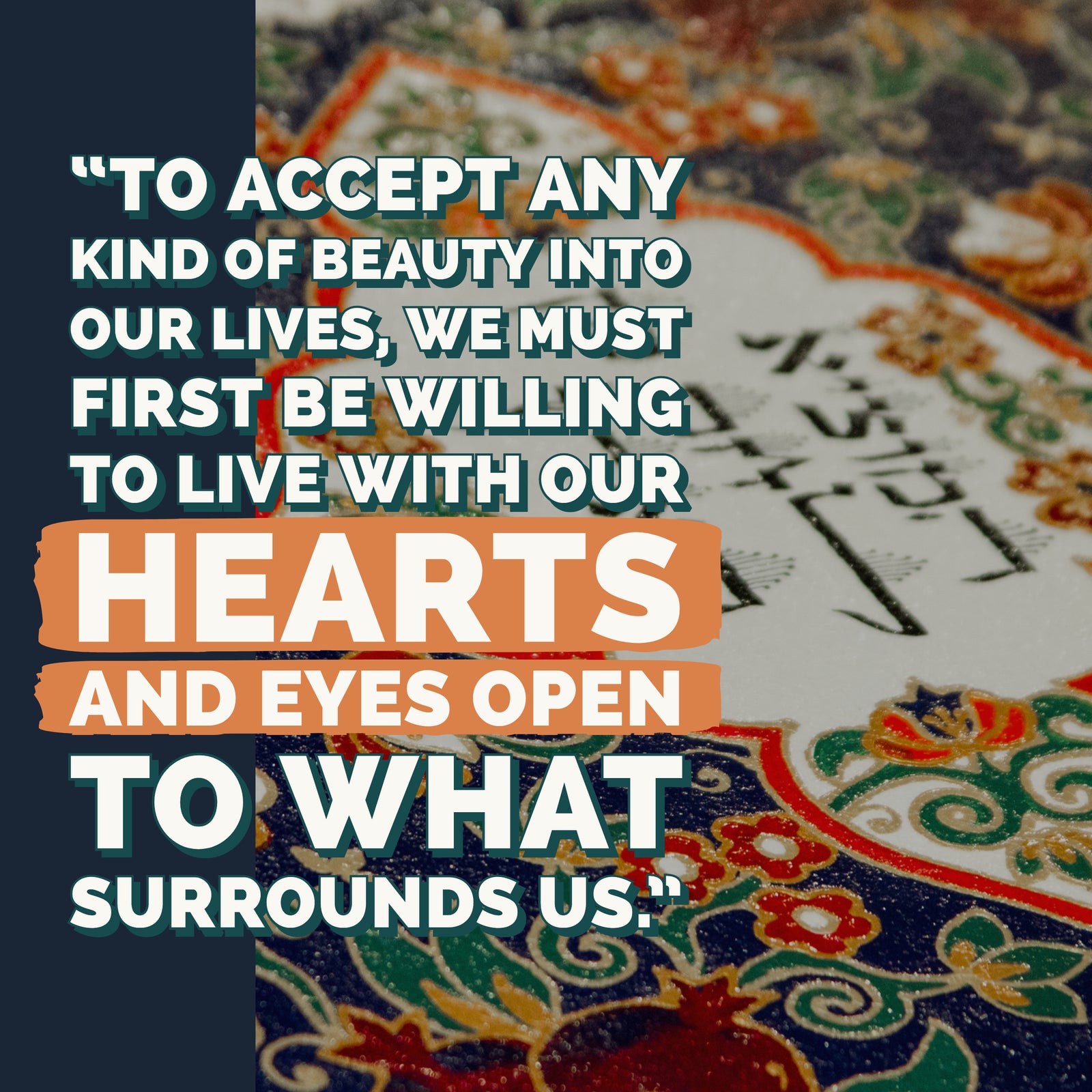 Deeper Beauty: Connecting to Intention Through Hiddur Mitzvah