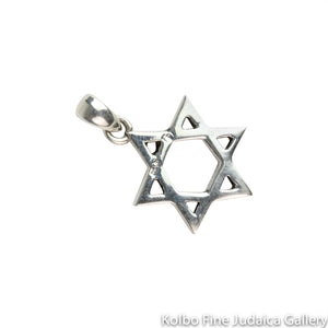 Pendant, Star, Textured Sterling Silver