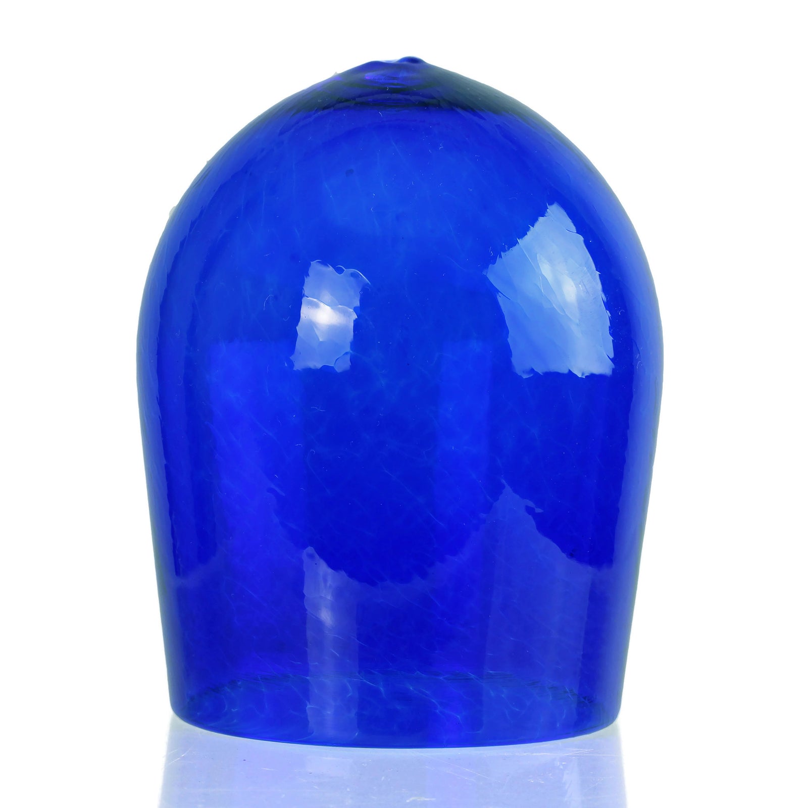 Breaking Glass and Pouch, Cobalt Blue