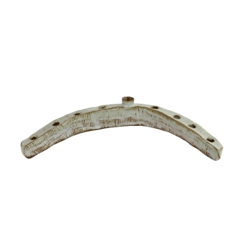 Menorah, Semi Circular Design, Hand Built Ceramic
