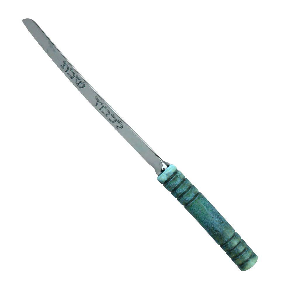 Challah Knife, Ceramic with Patina Glaze
