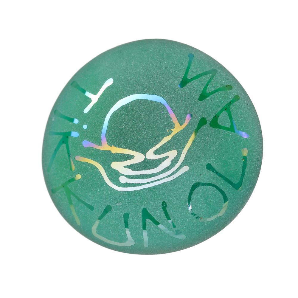 Intention Stone, Tikkun Olam Etched in Glass