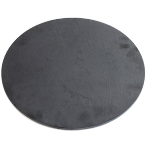 Seder Plate and Cup Set, Ceramic Dishes on Natural Round Slate, One of a Kind