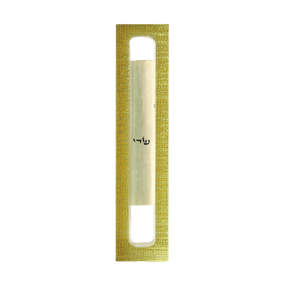 Mezuzah, Acrylic with Gold Highlights