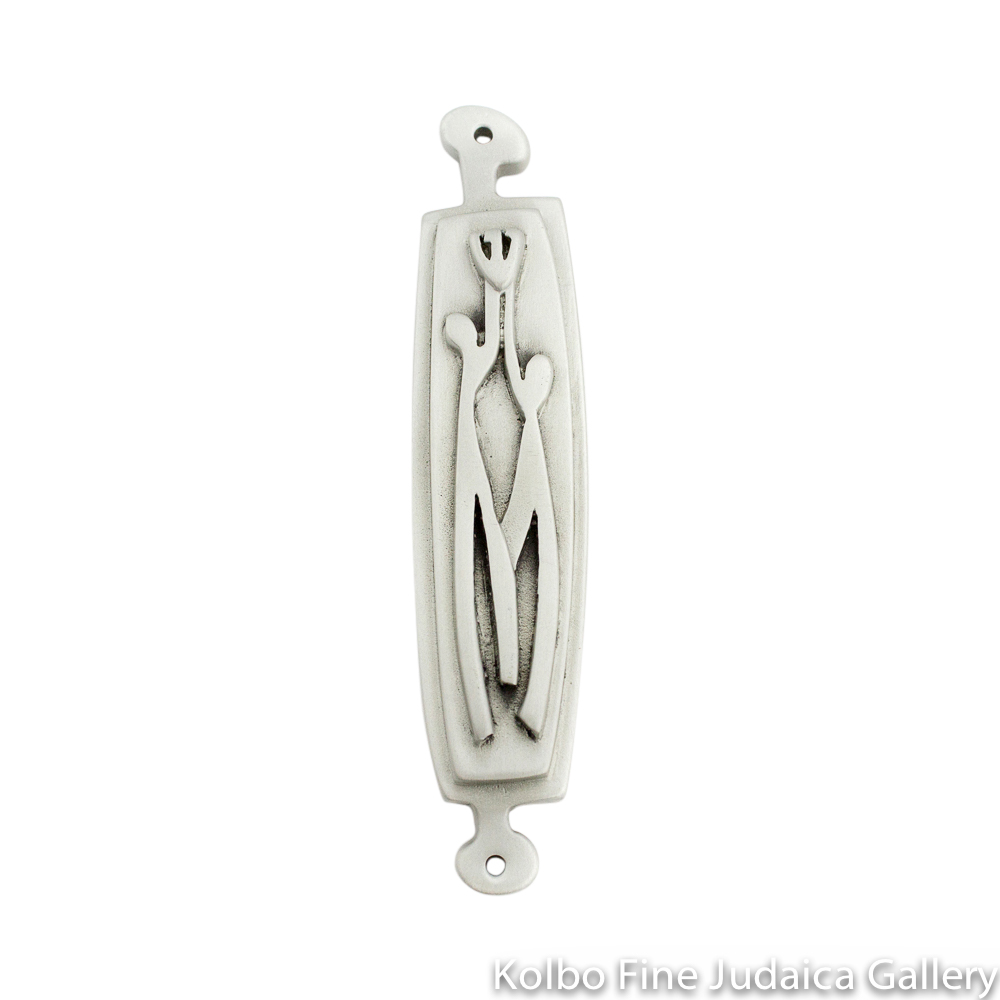 Mezuzah, Couple Design in Pewter