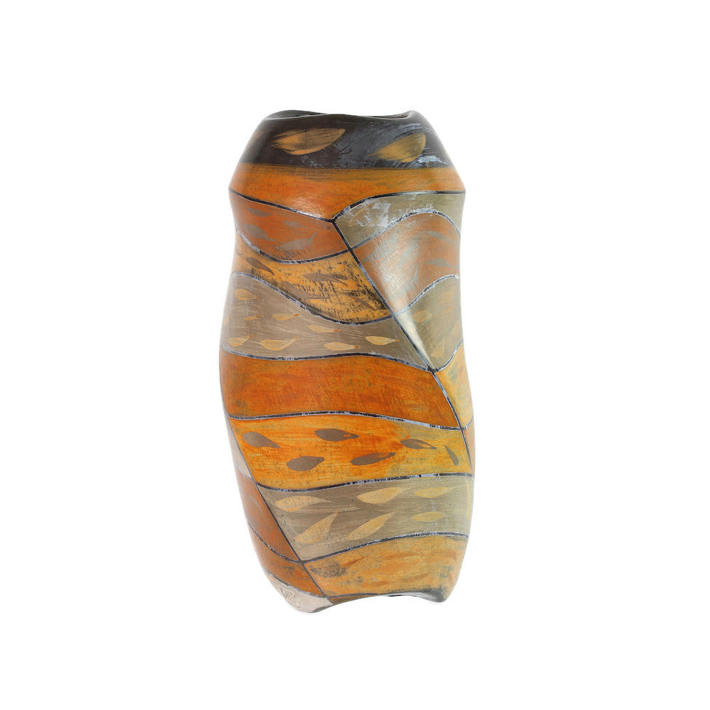 Tall Vessel, One-of-a-Kind Stoneware Made Using Terra Sigillata, #10