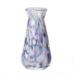 Vase, Custom, made from Broken Wedding Glass Shards, Clear background