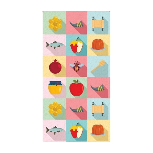 Napkins, Rosh Hashanah Icons, Guest Size, Package of 16
