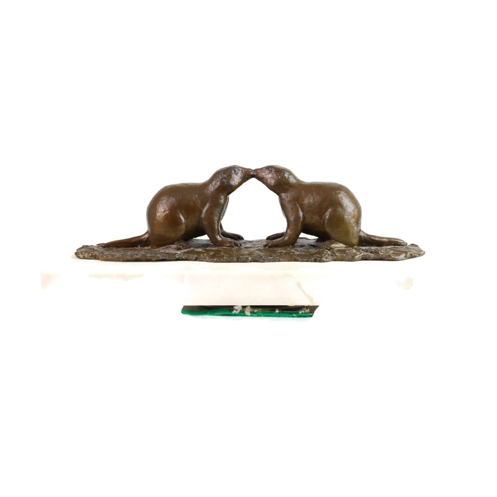 Friendship Maquette, Bronze Sculpture on Rotating Marble Base, 4", Numbered Edition