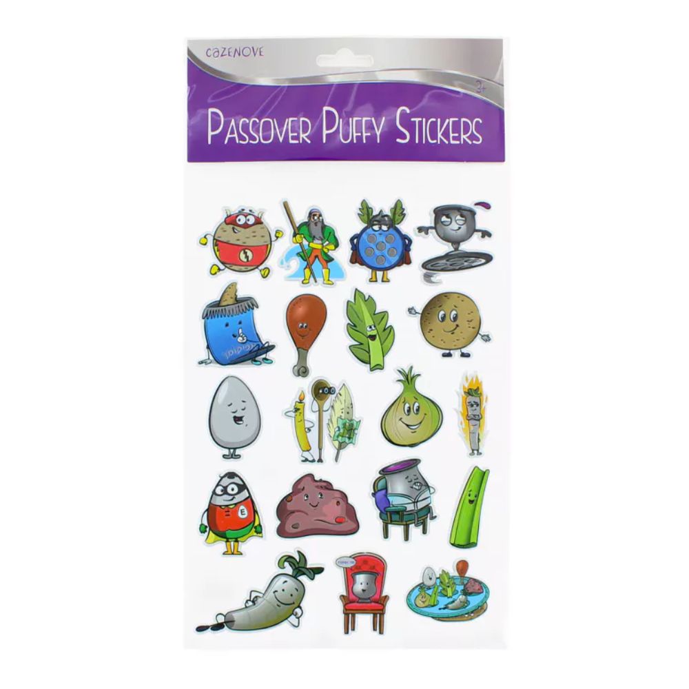 Passover Puffy Stickers