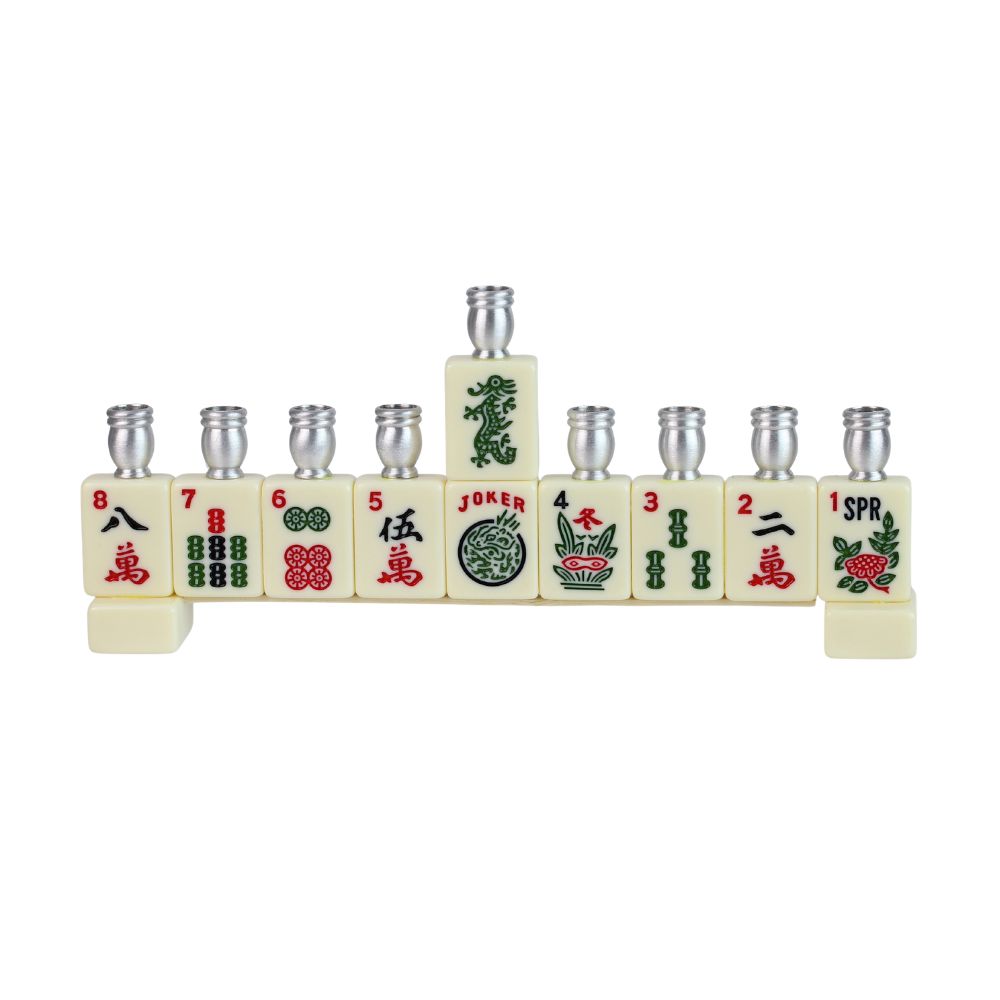 Menorah, Classic Cream Mahjong Tiles