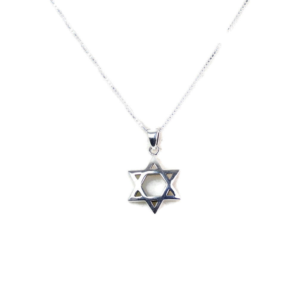 Necklace, Star, Sterling Silver, Small