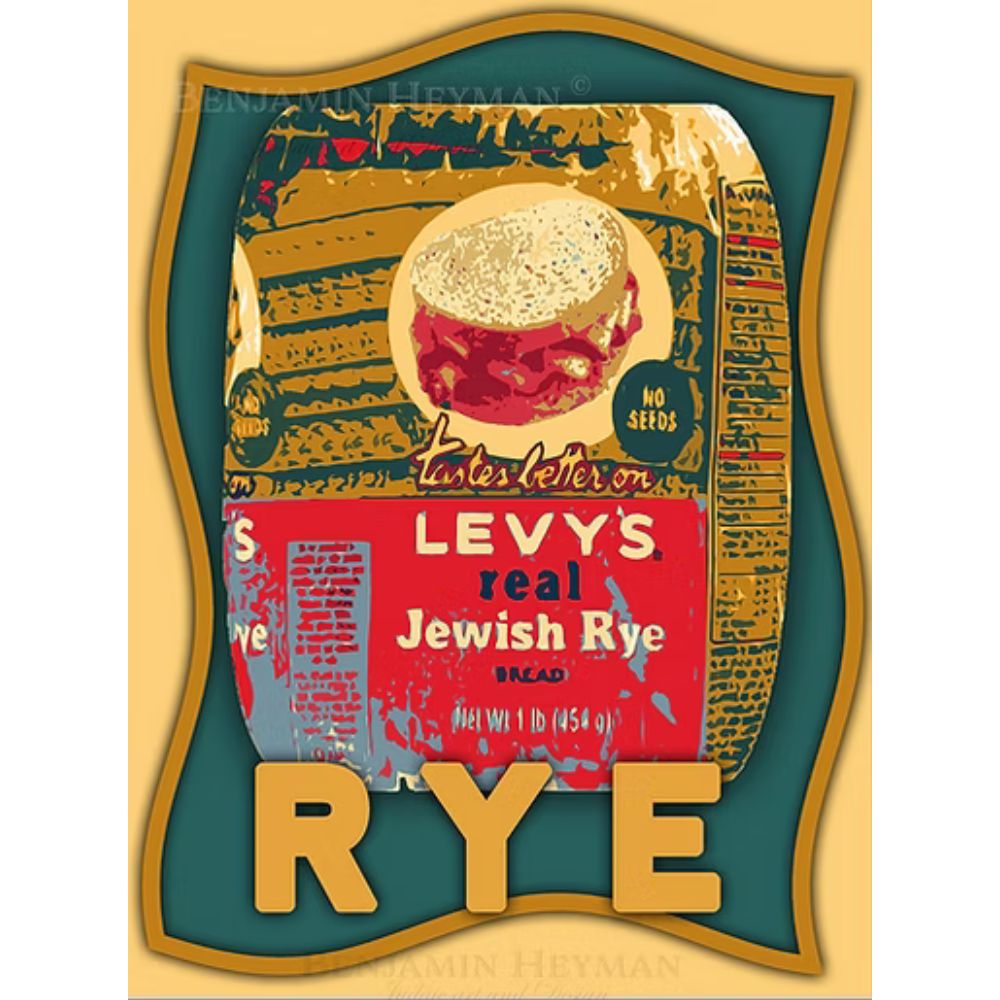 Rye, Original Design Giclee Print, Unframed 18" x 24"
