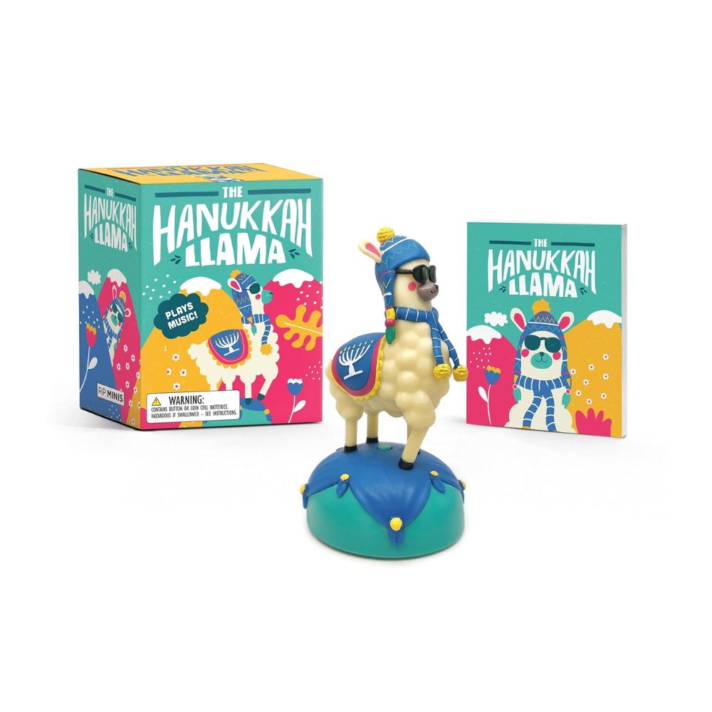 The Hannukah Llama, Mini Book and Musical Figurine