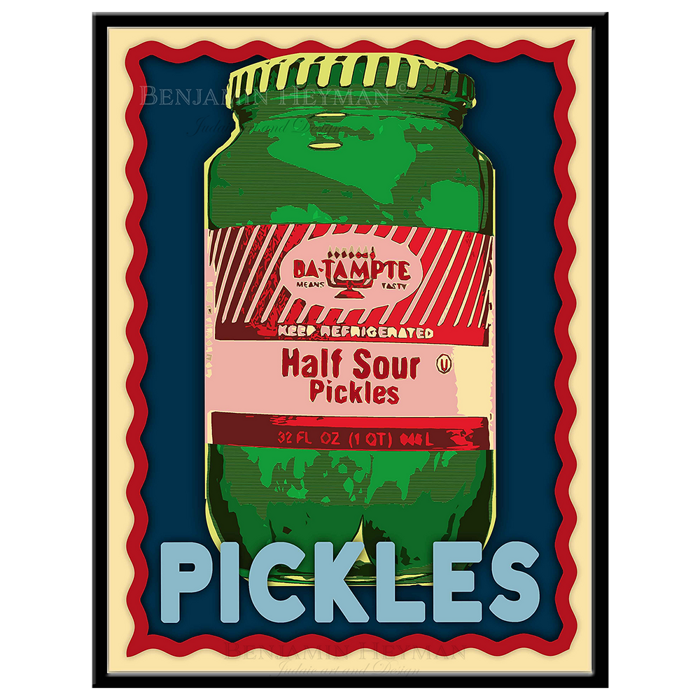 Pickles, Original Design Giclee, Unframed 18" x 24"