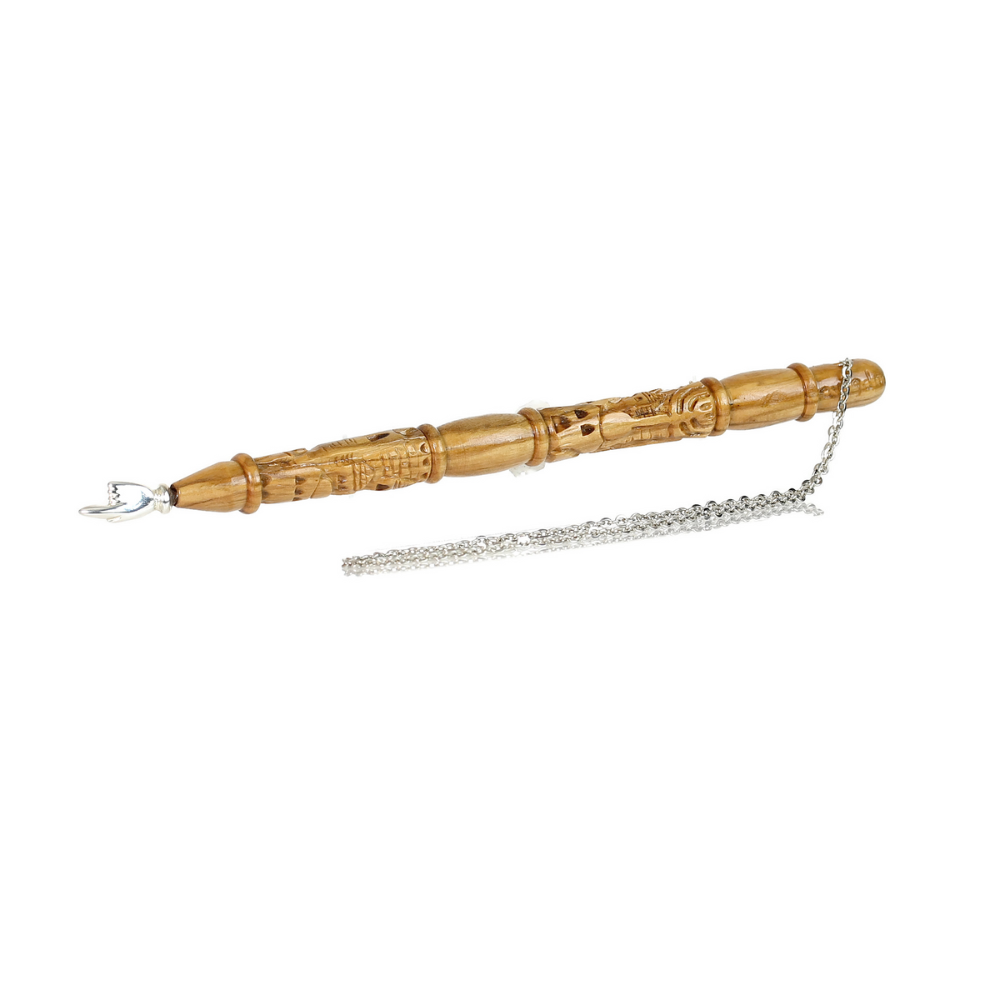 Yad, Hand Carved Olive Wood, Jerusalem, Large
