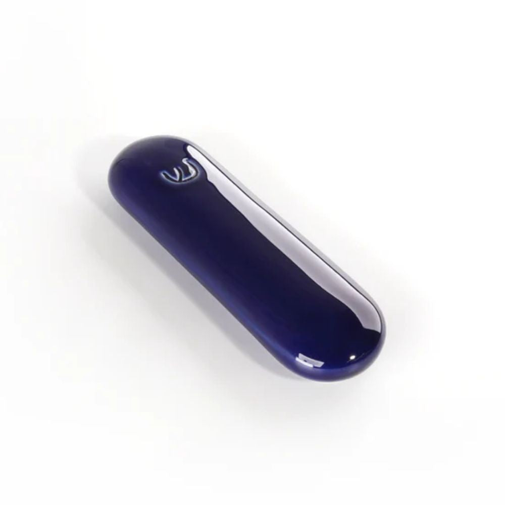 Mezuzah, Indigo Blue Ceramic