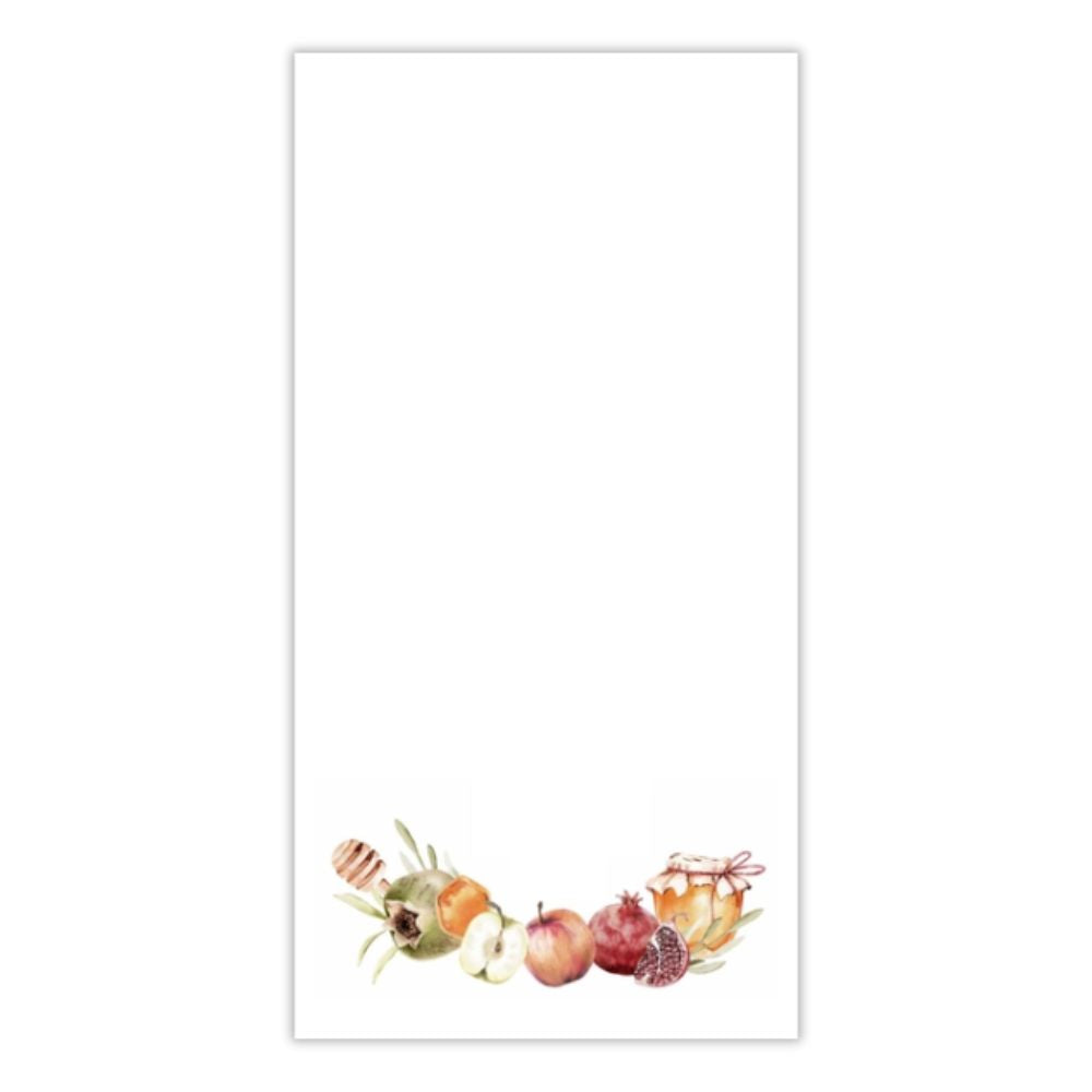 Napkins, Rosh Hashanah Floral, Guest Size, Set of 16