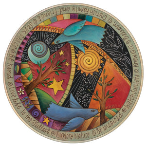 Lazy Susan, Side By Side, 18"