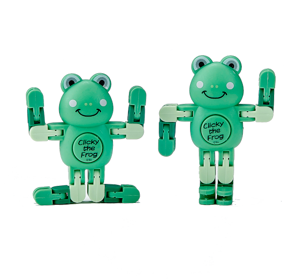 Snap and Click Frogs, Set of Two