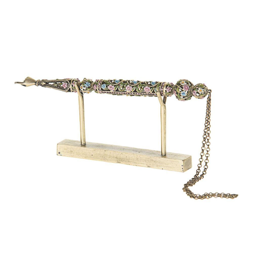 Yad, Floral Design with Gems, Includes Stand