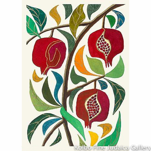 Pomegranate Trio, Giclee Print, Limited Edition, Small Size, Framed