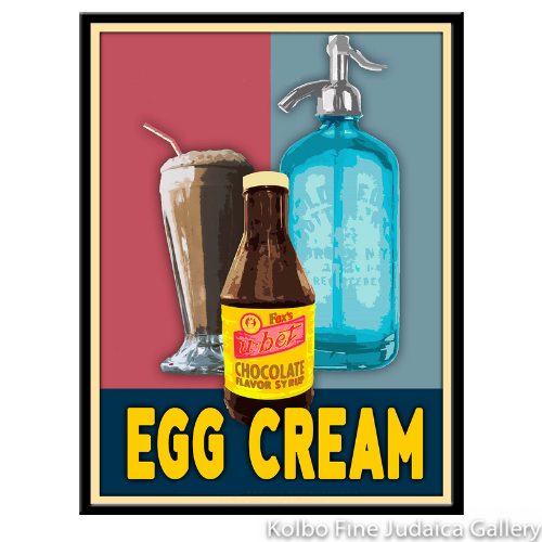 Egg Cream, Original Design Giclee, Framed