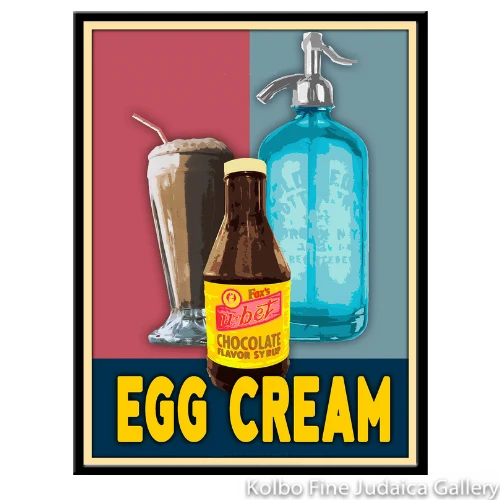 Egg Cream, Original Design Giclee, Framed, 36"x48"
