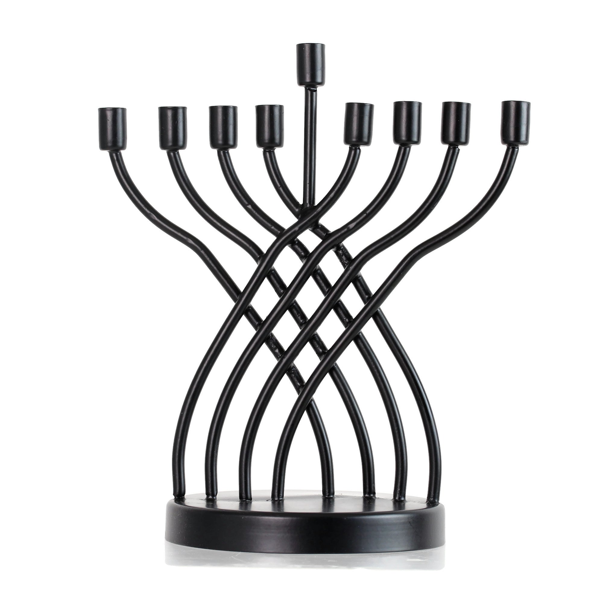 Menorah, Overlapping Design, Iron