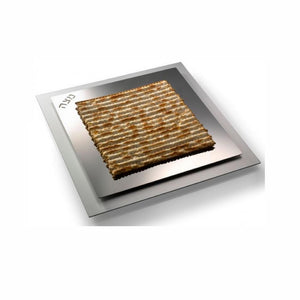 Matzah Tray, Stainless Steel and Anodized Aluminum