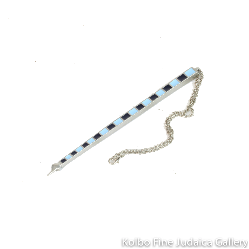 Yad, Blue and Light Blue Enamel Squares