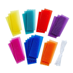 Chanukah Beeswax Candle Making Kit, DIY, 24 Candles
