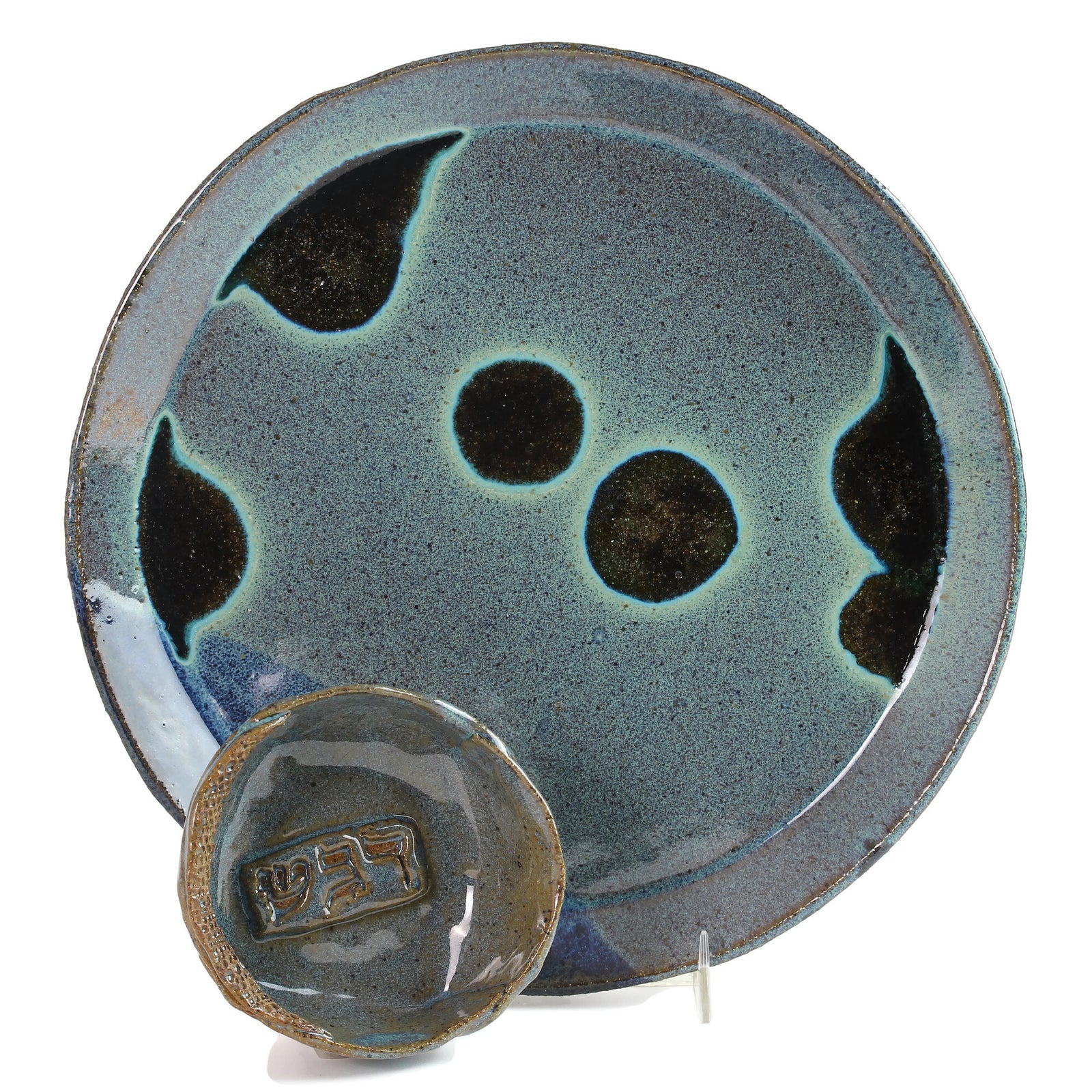 Honey and Apple Set, Hand Built High Fired Ceramic