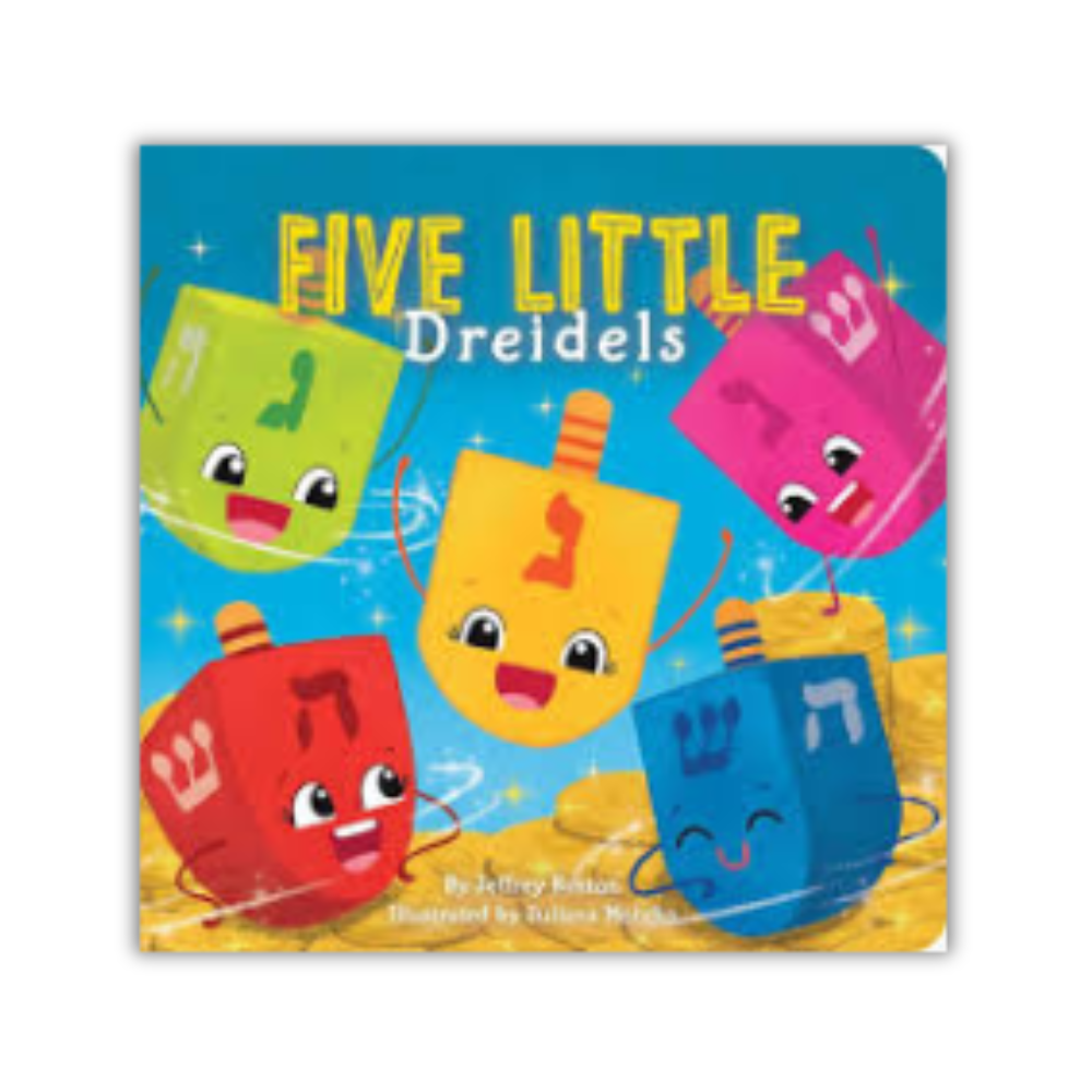 Five Little Dreidels, Board Book