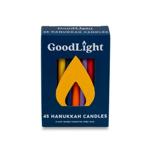 Chanukah Candles, Multi Color, All Natural Vegan