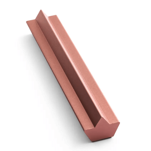 Mezuzah, Abstract Star Design, Large, Copper Anodized Aluminum