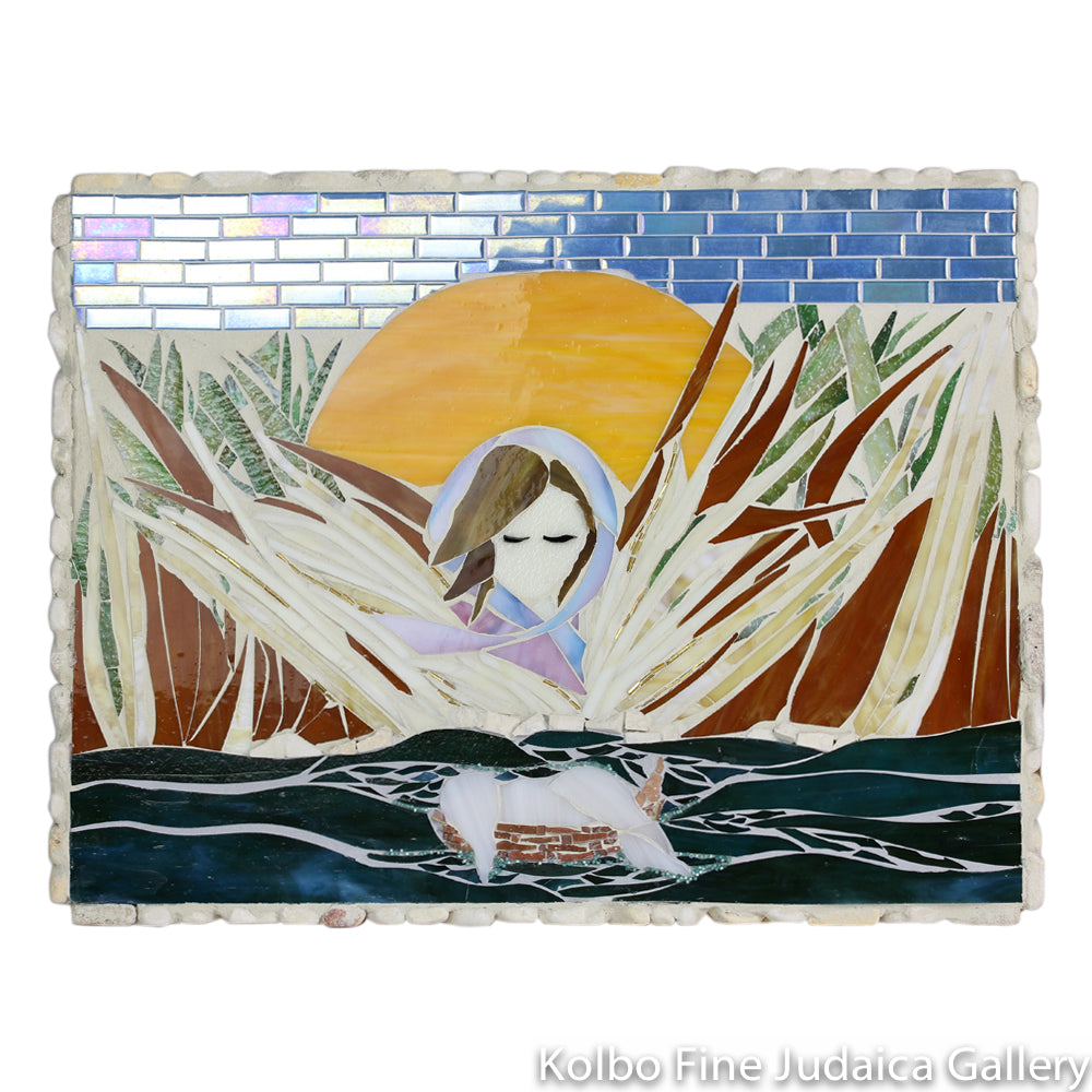 Mosaic, Watchful Eye, Glass Shards and Mixed Media