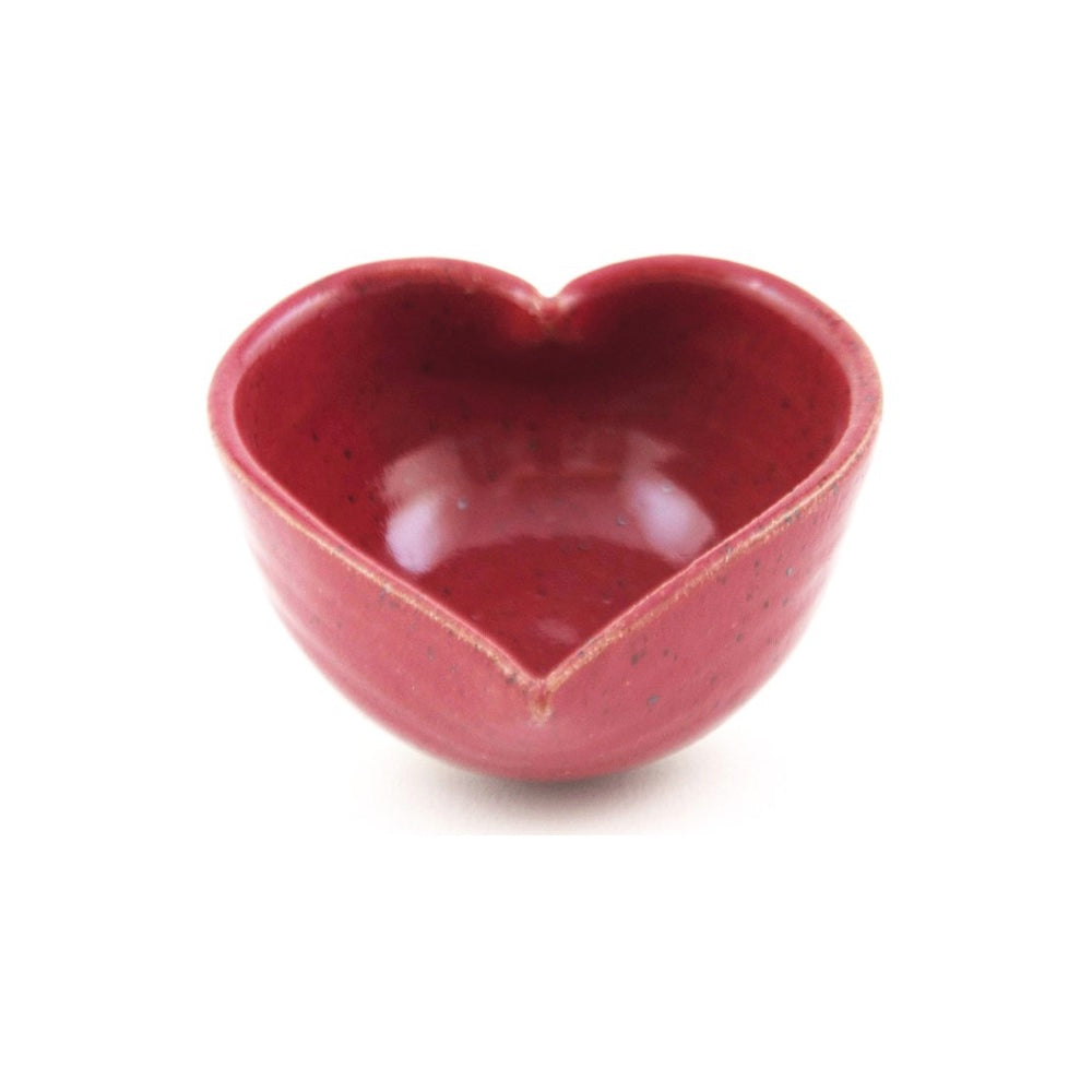 Bowl, Small, Heart Shaped, Jewelry Holder, Pink Ceramic