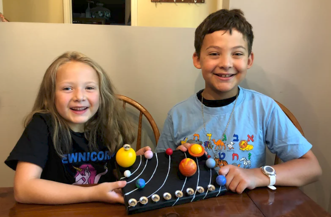 Menorah Kit, Wooden Solar System, Make Your Own