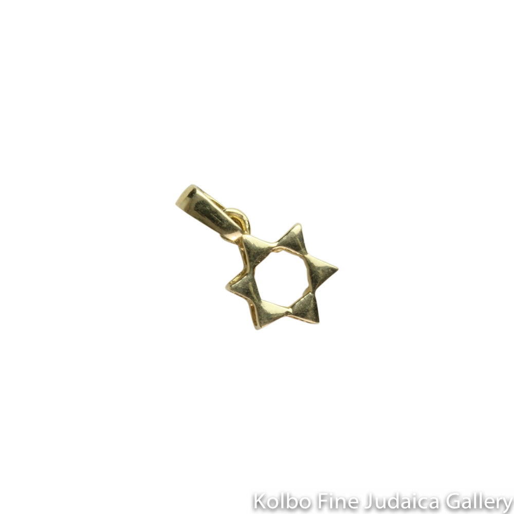 Pendant, Star, Small Outline Design in 14K Gold