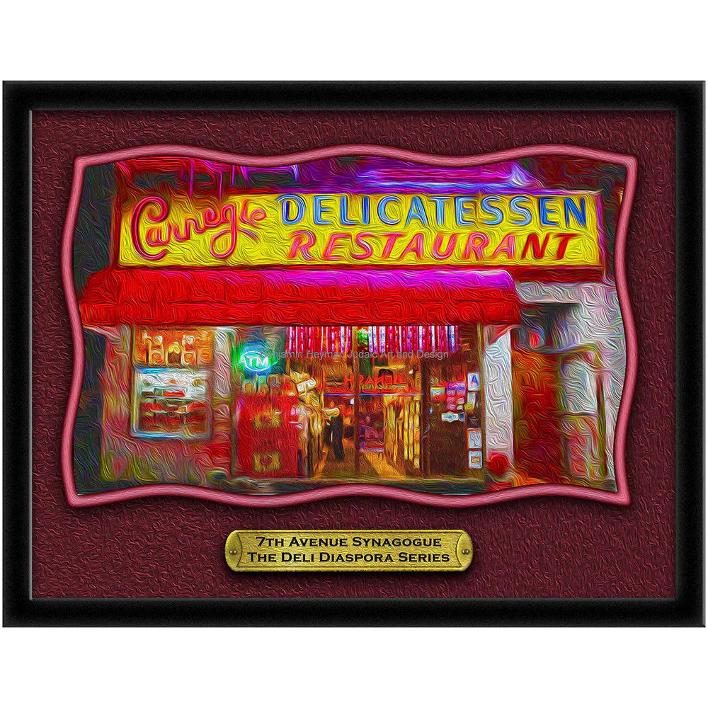 Carnegie Deli, Original Design Giclee, Framed