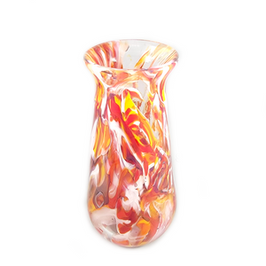 Vase, Custom, made from Broken Wedding Glass Shards, Clear background