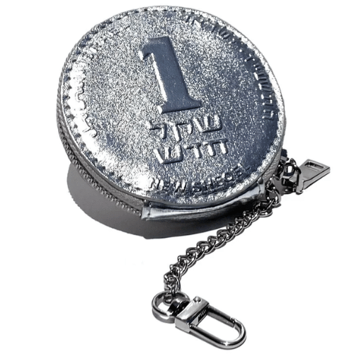 Coin Purse, Shekel Replica Design, Vegan Leather