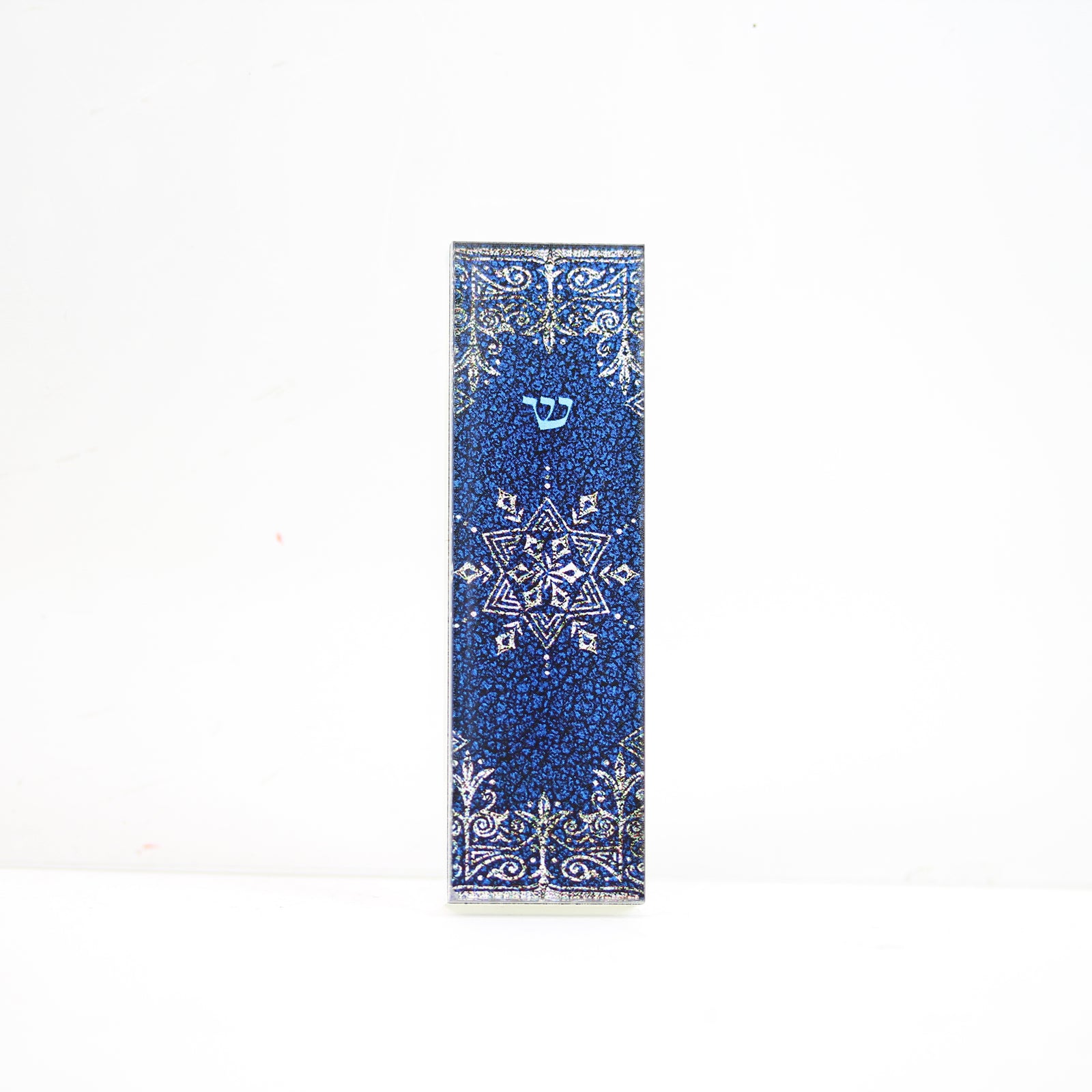 Car Mezuzah, Blue Star Design